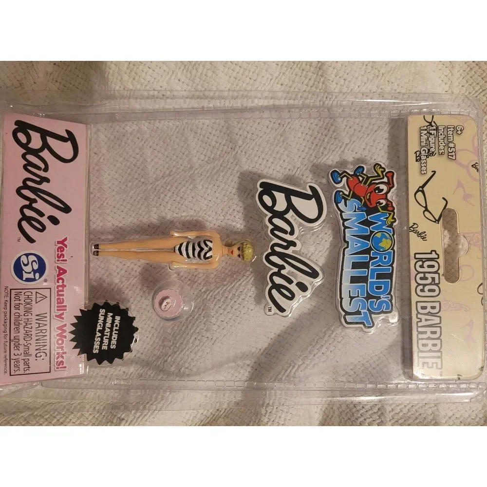 Worlds Smallest Barbie Set of‎ 2- 1959 and 1971 - Item #517- 2017 Brand New